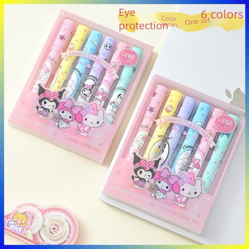 

Stabilo Set 6 Pcs / Set Highlighter Warna Warni / Stabilo Pen Pastel Color / Set Highlighter Color Pen Pastel / Stabilo Warna Pastel