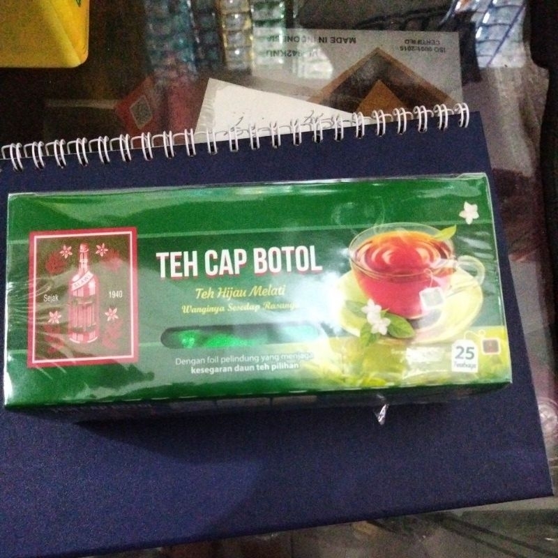 

TEH CELUP CAP BOTOL 50 GR( ISI 25PCS)