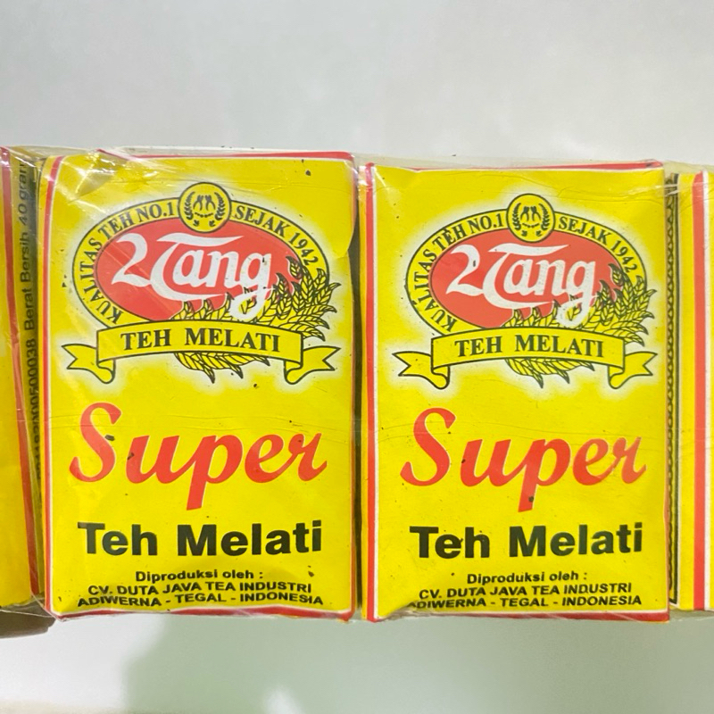 

Teh Dua Tang Super Melati 40gr x 10 pcs | Teh 2 tang super kuning