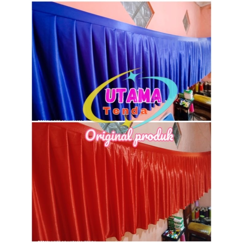 rempel meja/skirting meja tinggi 80 cm