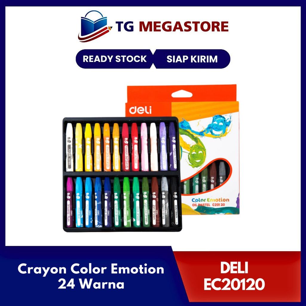 

Crayon DELI Color Emotion 24 Warna - EC20120