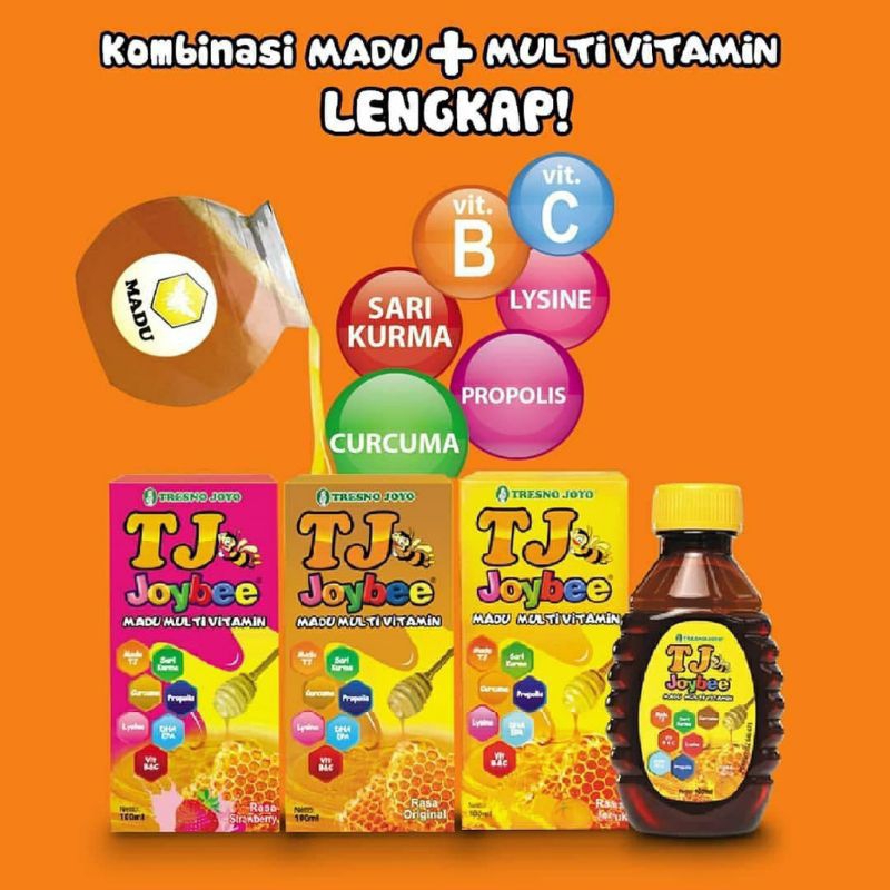 

Madu TJ joybee Madu multivitamin plus gratis ongkir