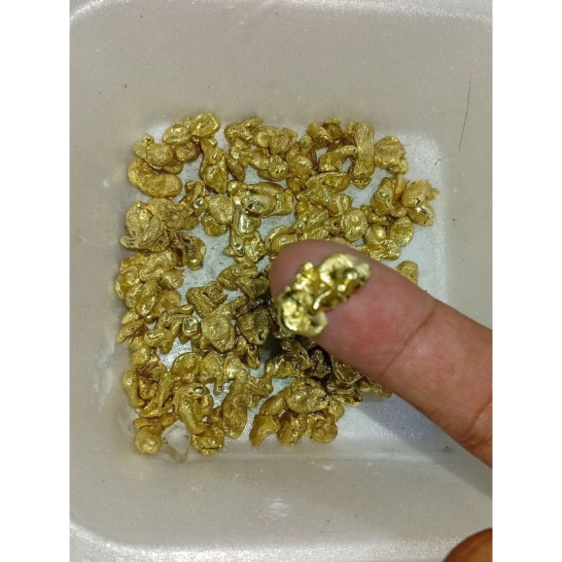 logam temuan emas alam harga satuan