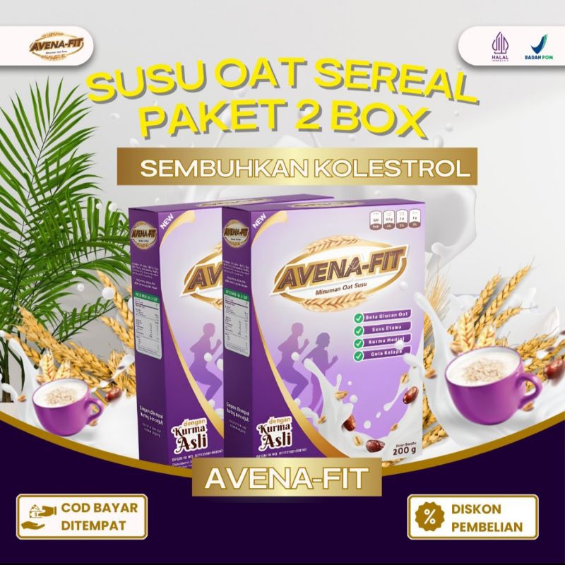 

AVENAFIT SUSU OAT SEREAL ORIGINAL PAKET 2 BOX