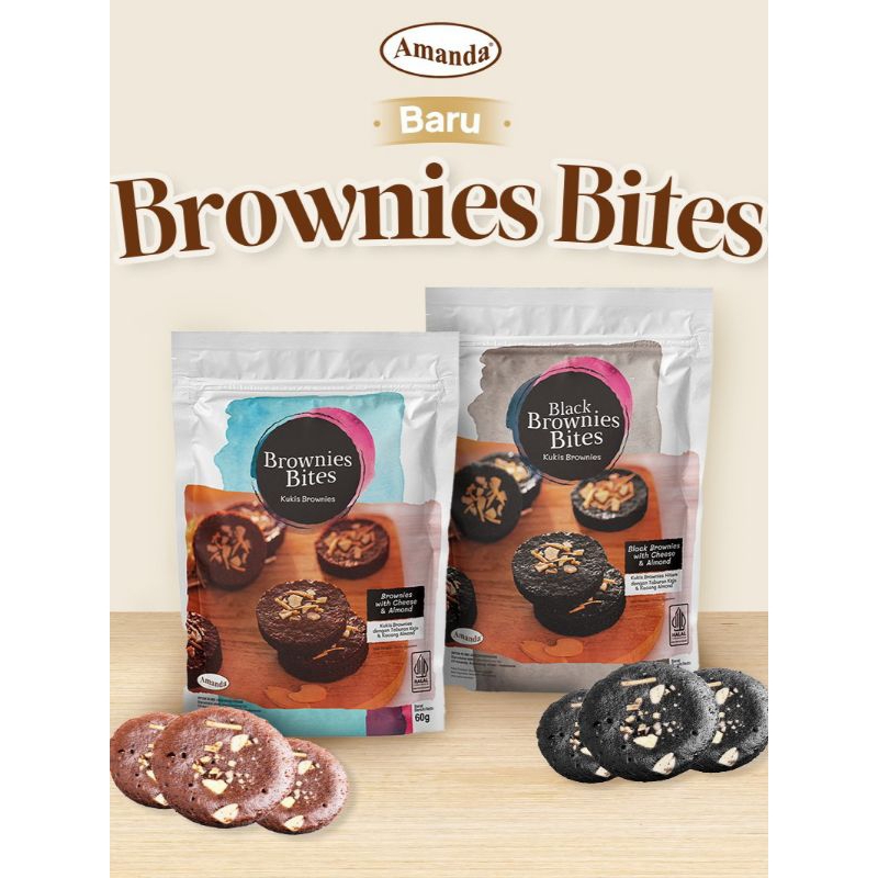 

Amanda Brownies Bites 60gr / Original / Black
