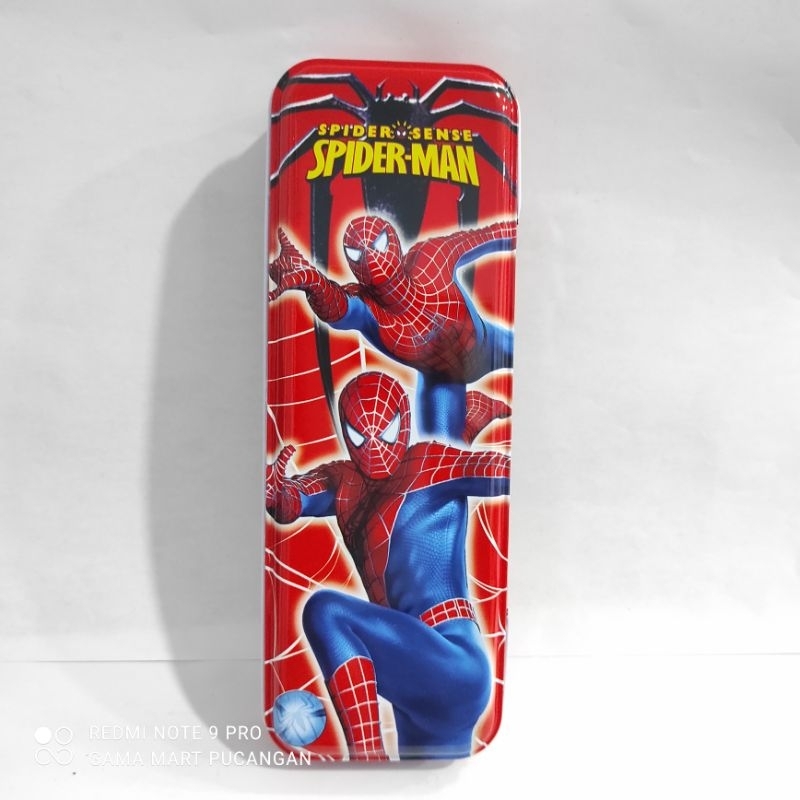 

Pencil case spiderman tempat pensil anak laki-laki tingkat