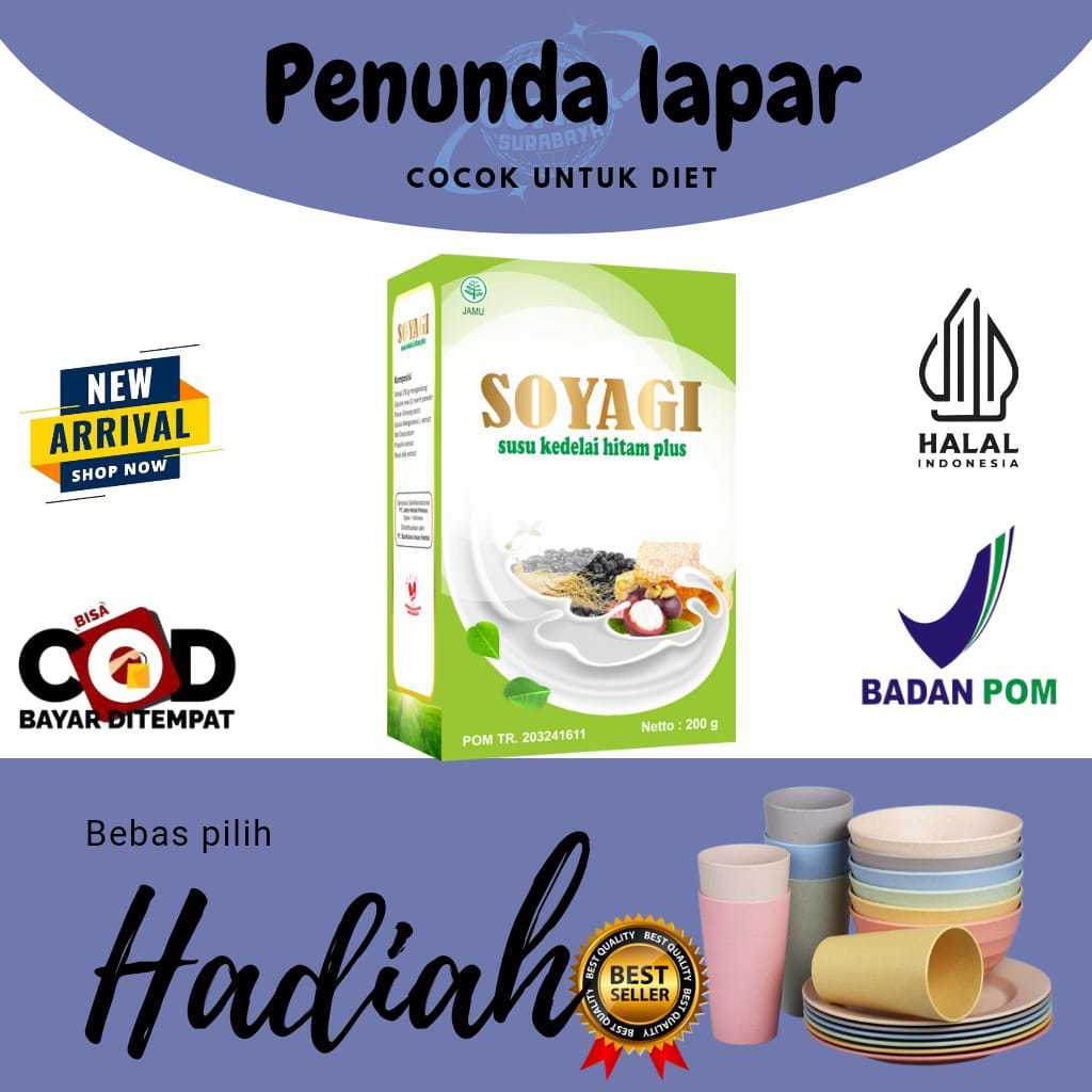 

Soyagi Susu Kedelai Hitam Susu Diet Paling Ampuh [Beli 1 Free Hadiah 1 berlaku kelipatan]