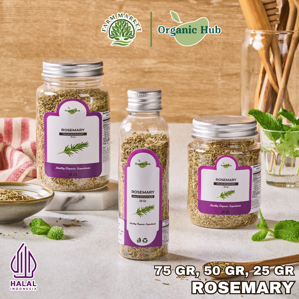 

Organic Hub Daun Rosemary Kering Bubuk Dried Rosemary