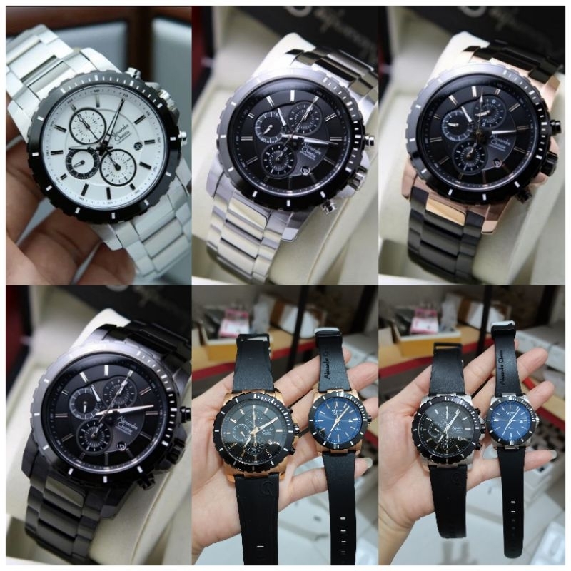 Jam Tangan Couple Alexandre Christie Ac 6141 /Ac6141 Original