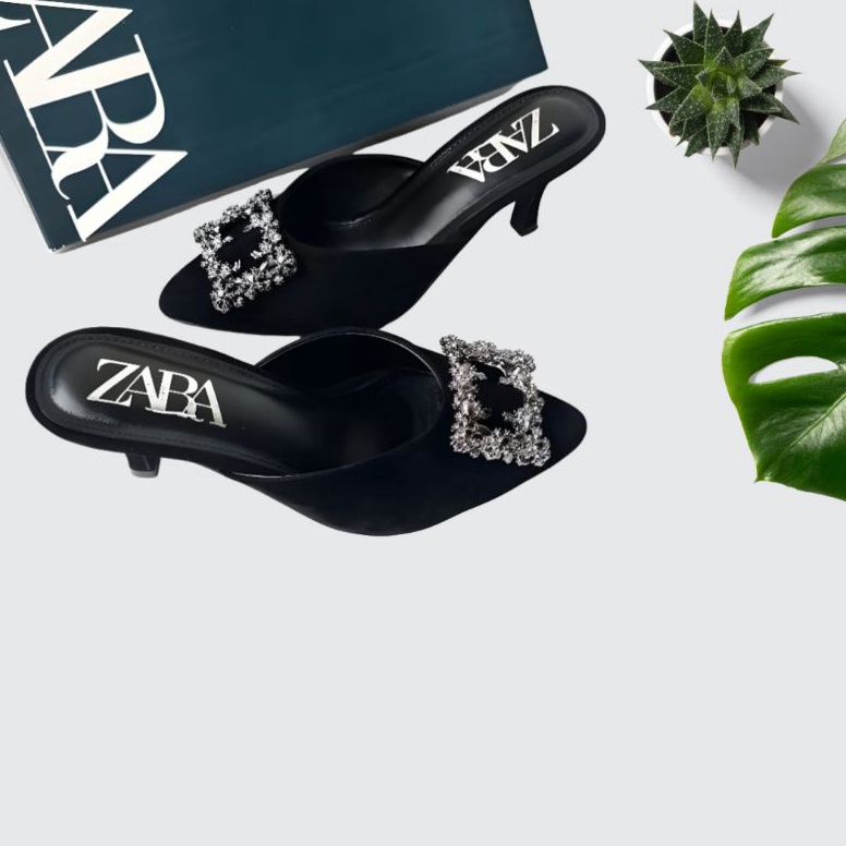 Sudah READY Sepatu Wanita Sepatu Pesta Premium heels 7cm Zara ZRKD1