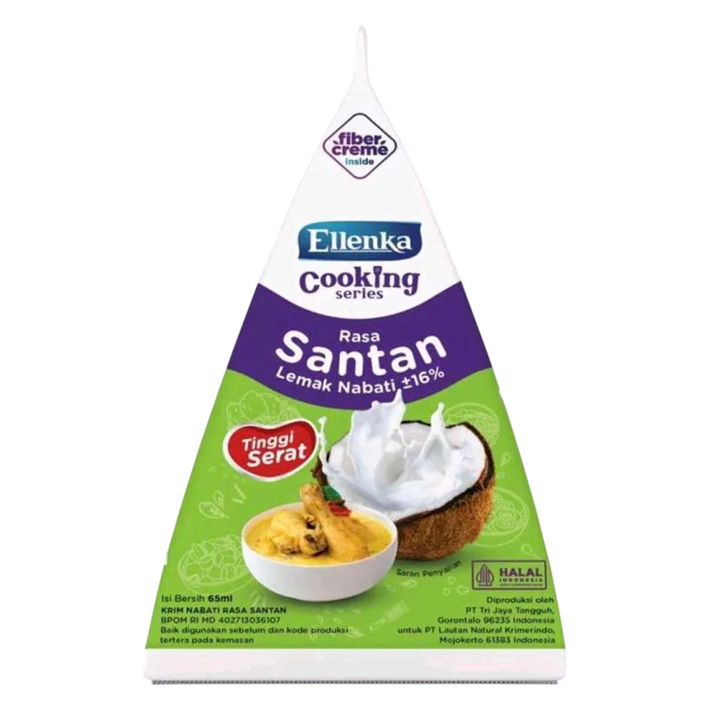 

Ellenka Cooking Series Fiber Creme Santan Kelapa Siap Pakai