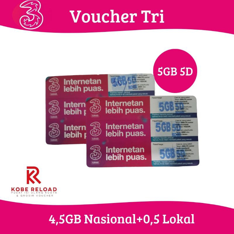 Tri Voucher 5hr 5GB (6GB)