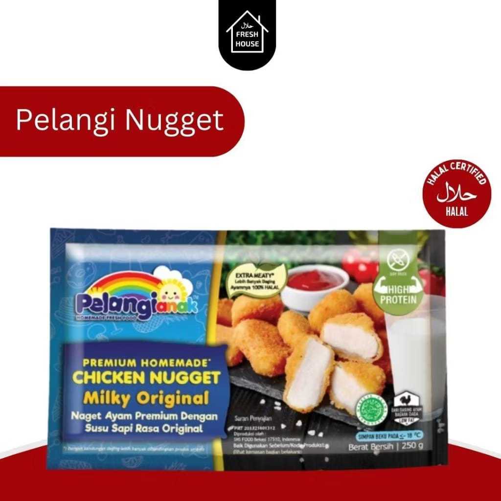 

CHICKEN NUGGET MILKY PELANGI NON MSG 250GR