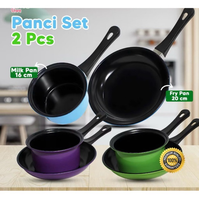 FRYING PAN 2 SET TEPLON ANTI LENGKET
