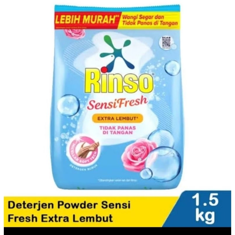 Rinso sensifresh deterjen bubuk 1,5kg