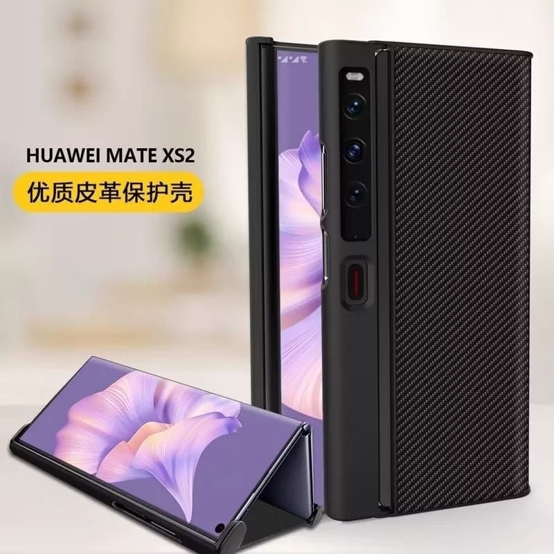 Huawei Mate X / Xs / Xs 2 Premium Carbon Fiber Leather Hard Cover