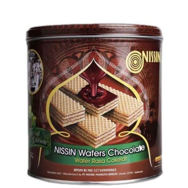 

Nissin wafer coklat kaleng 267gr