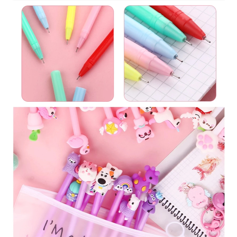 

MIC {15BUNGKUS = 1KG} PULPEN UNIK LUCU ISI 10PC MB 196 - KARAKTER WARNA WARNI