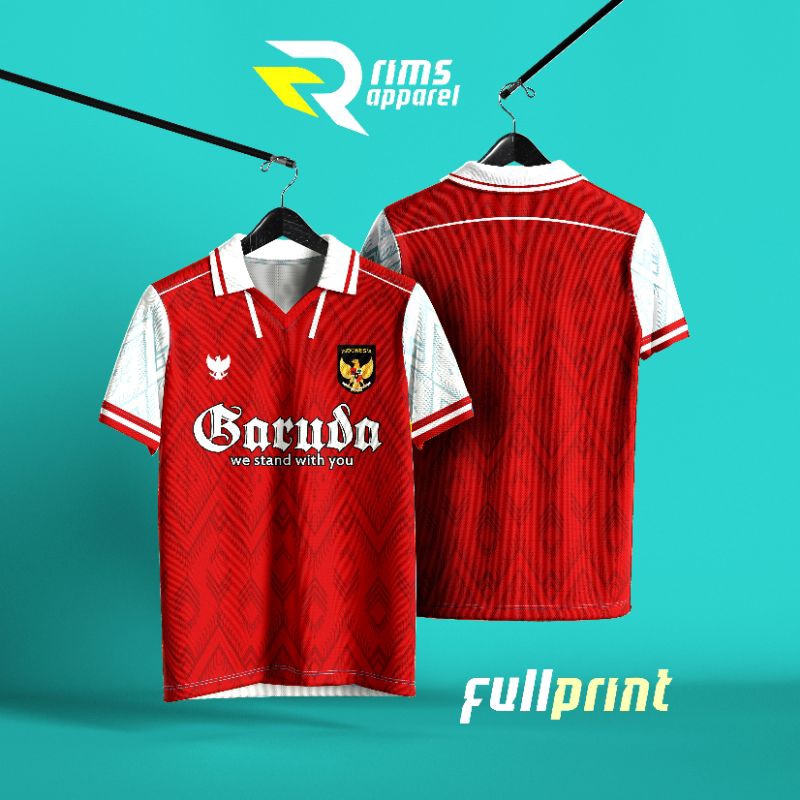 JERSEY TIMNAS GARUDA FANTASY / Jersey timnas retro/ Jersey bola / Jersey casual / Jersey timnas mode