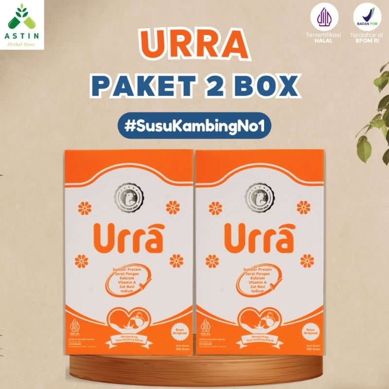 

(PAKET HEMAT) 2 Box URRA - Susu Pendukung Tumbuh Kembang Anak
