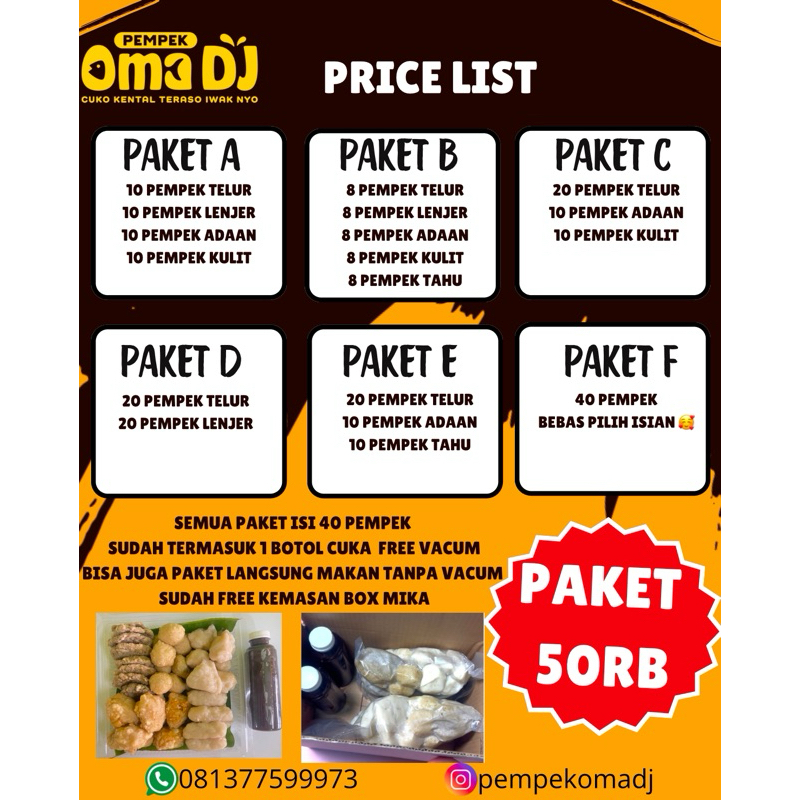 

PEMPEK PALEMBANG ASLI IKAN 40pcs