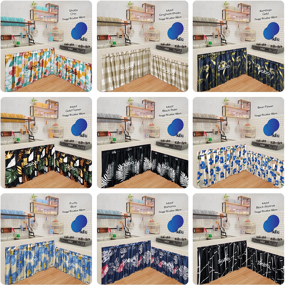 Lariz saba99 PROMO TERMURAH Gorden Kolong Karakter Korden Kolong Lucu Hordeng Kolong Dapur Gorden Mi