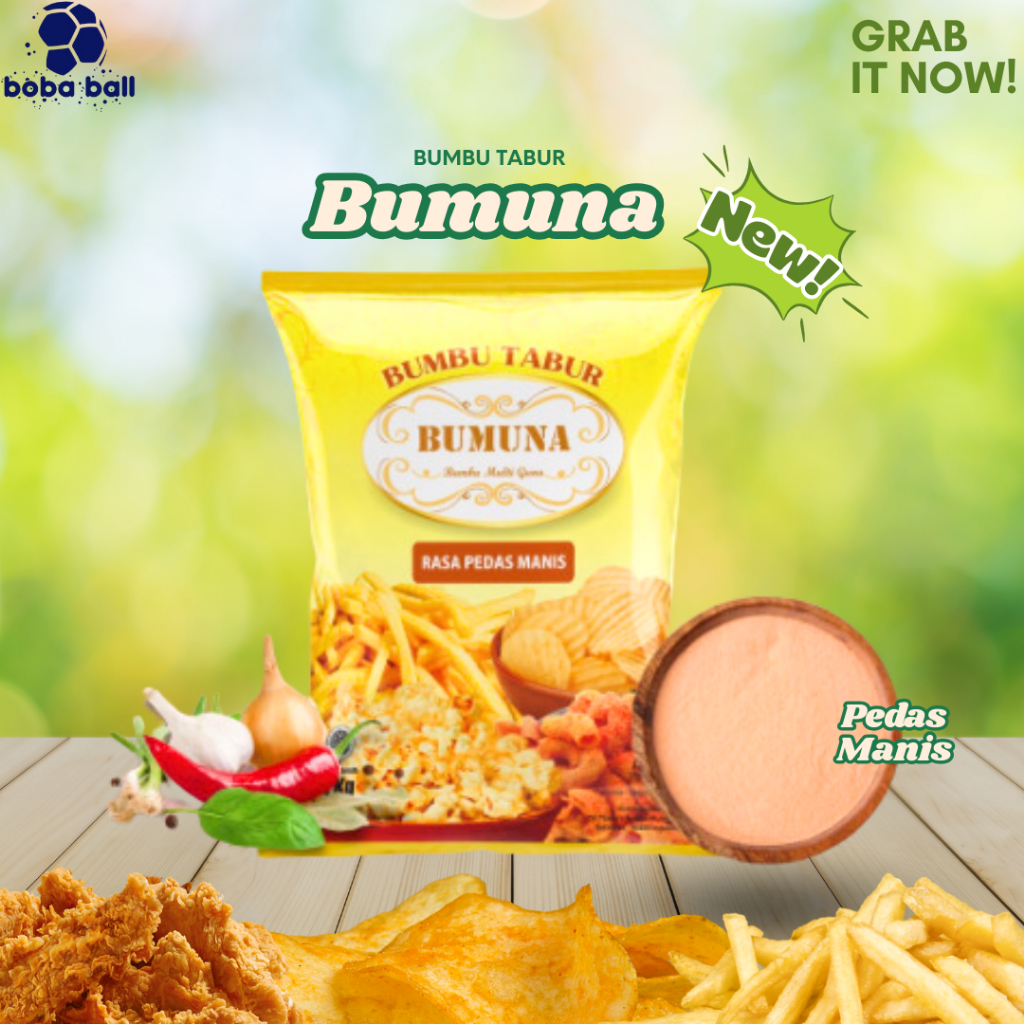 

Bumuna Bumbu Rasa Pedas Manis | Bubuk Tabur Premium Kentang Keripik Makaroni 1 Kg