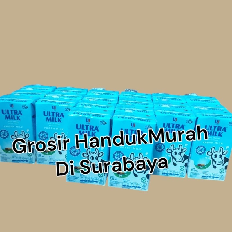 

Paket Murah Susu Cair UHT Ultra Milk FullCream 125ml x 20 Pcs.READY SIAP KIRIM.EXP 2025