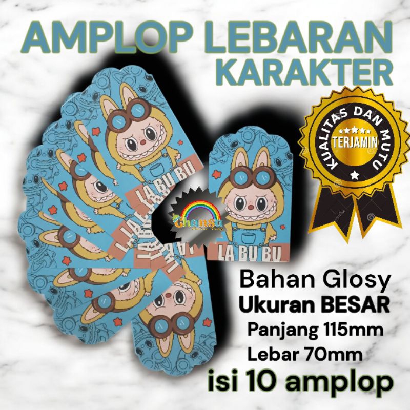 

Amplop Karakter lucu | Labubu | Lebaran | angpau