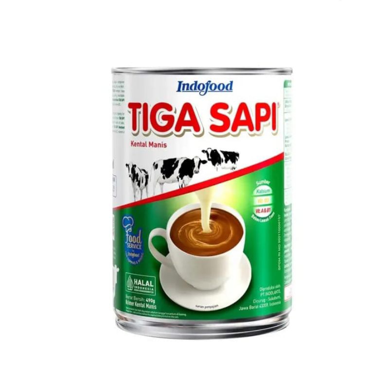 

Tiga Sapi Susu Kental Manis 490g