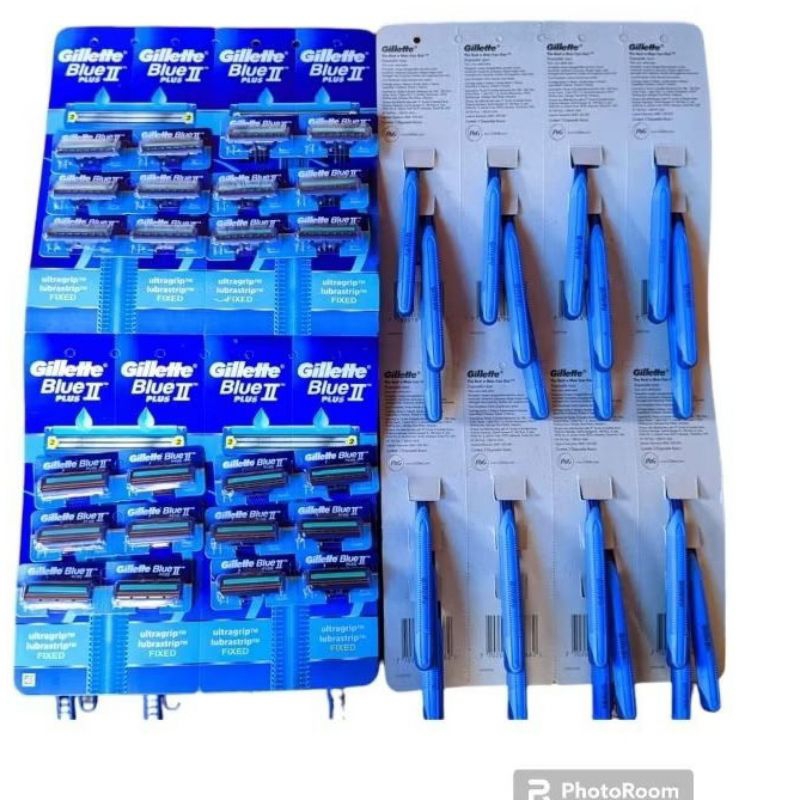 cukur gillette blue 2 plus isi 24pcs