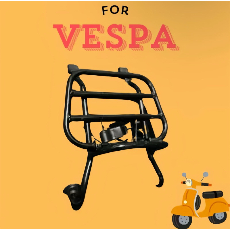 Front rack Vespa super,px,ps,pts