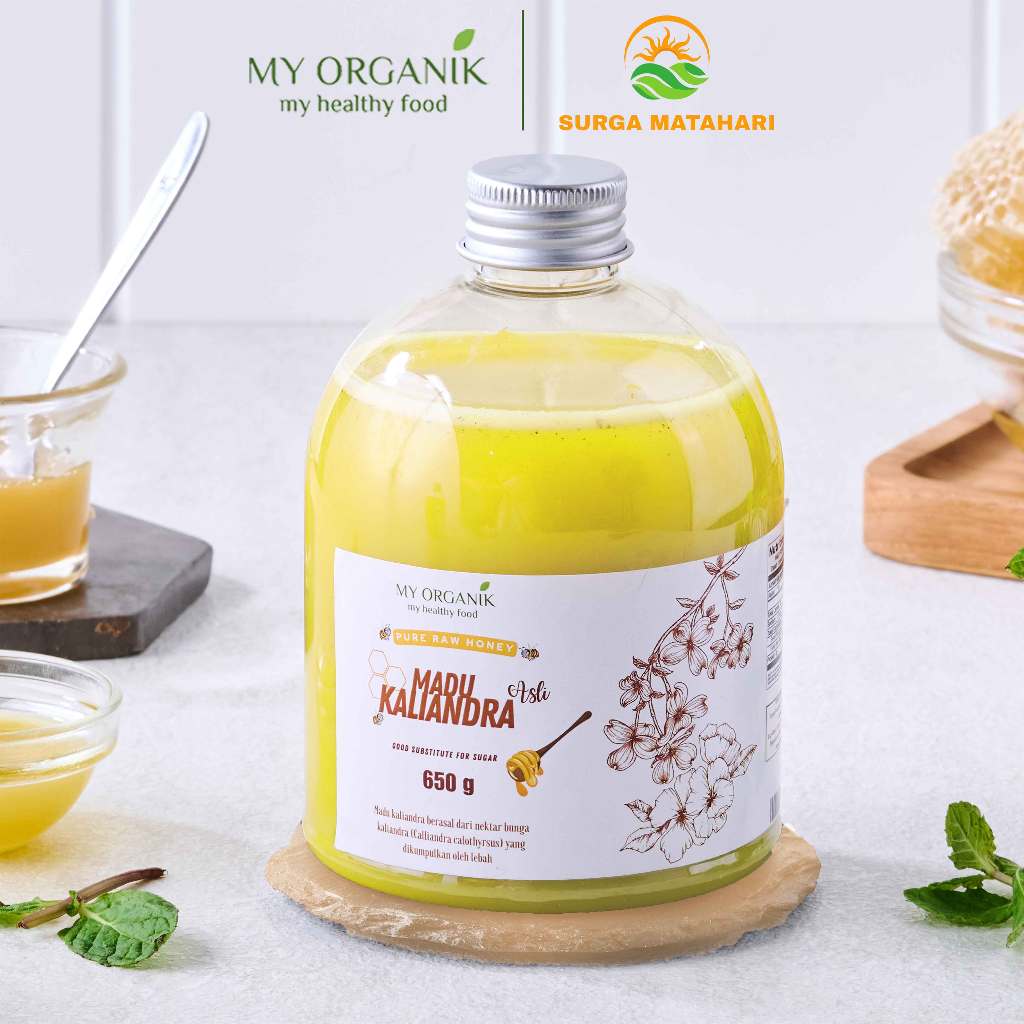 

My Organik Madu Kaliandra 650gr Organik Tanpa Campuran Asli