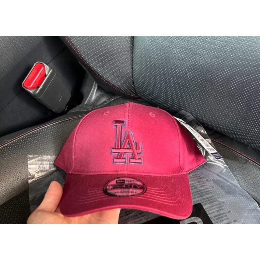 TOPI BASEBALL MLB LA WHIRE LIST ORIGINAL RED MAROON CAPS / TOPI BASEBALL MLB LA WHIRE LIST ORIGINAL 