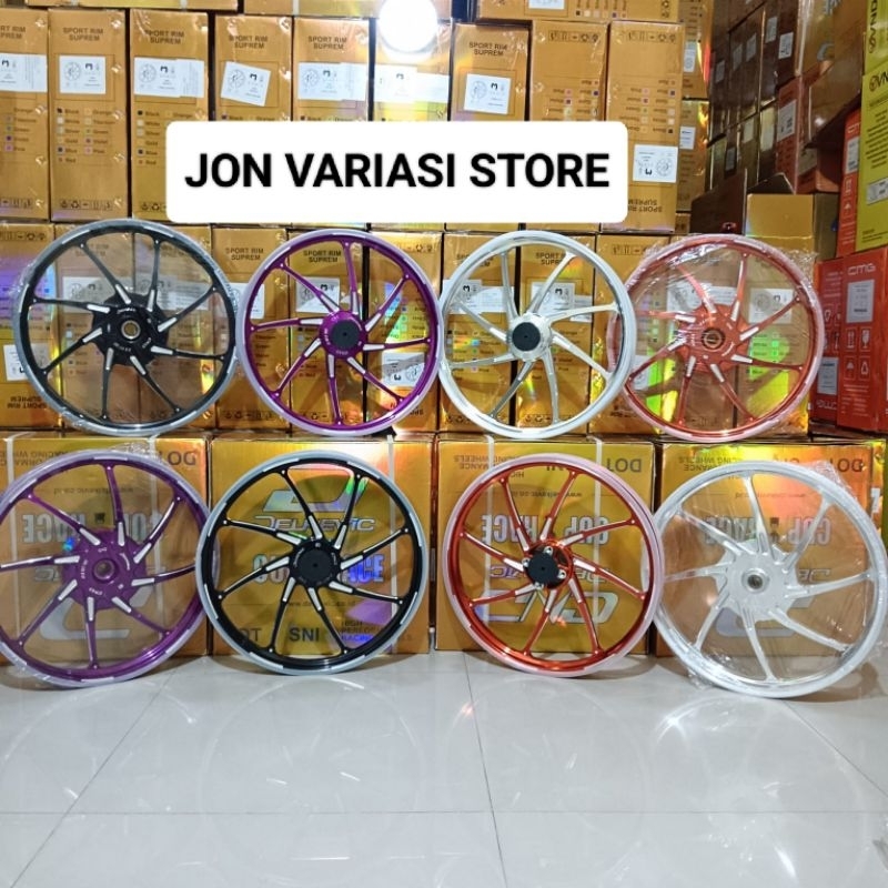 VELG RACING ORIGINAL DELKEVIC DND M8 RING 17 17X160 17X140 VARIO 125 VARIO 150 MIO SPORTY MIO J MIO 