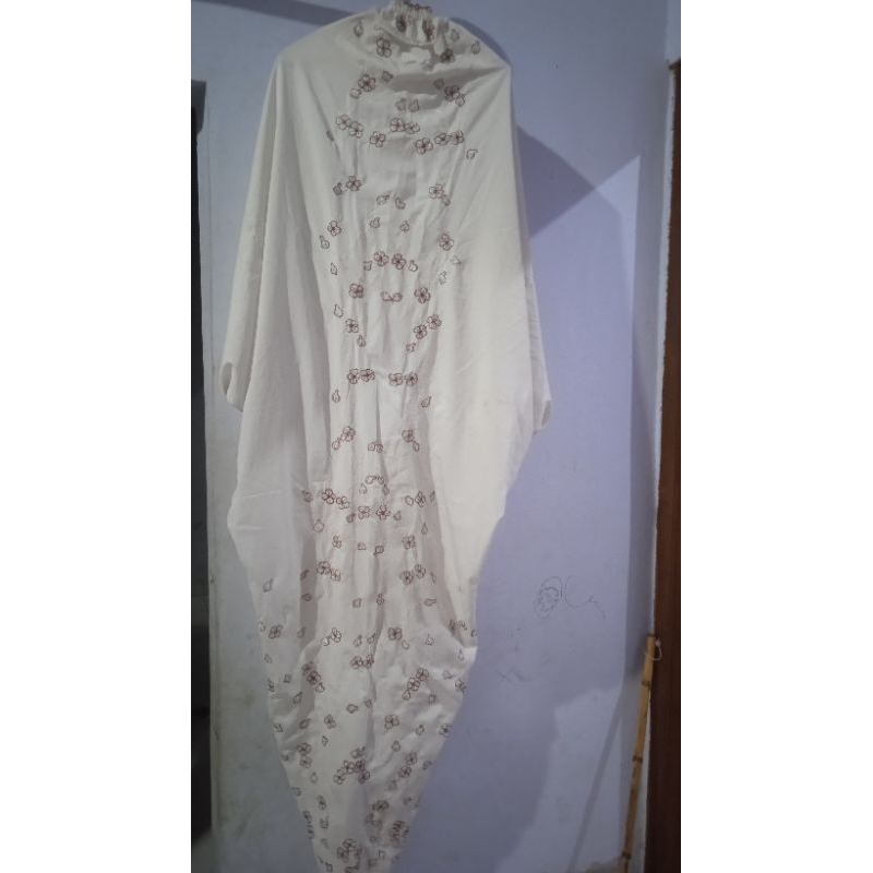 mukena terusan preloved