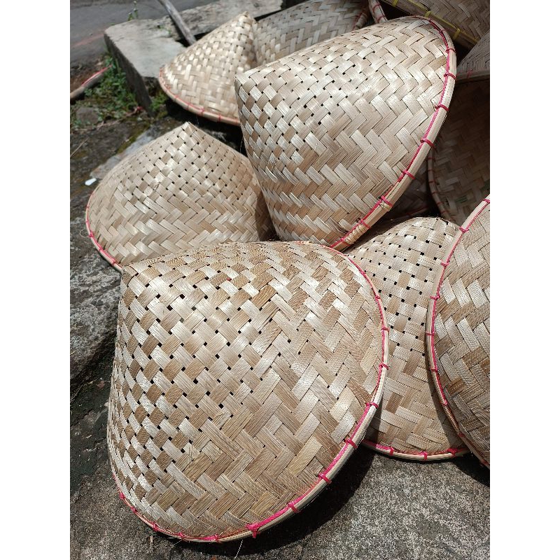 kukusan bambu / kukusan kerucut bambu / kukusan serbaguna/ kukusan cetok / grosir anyaman bambu