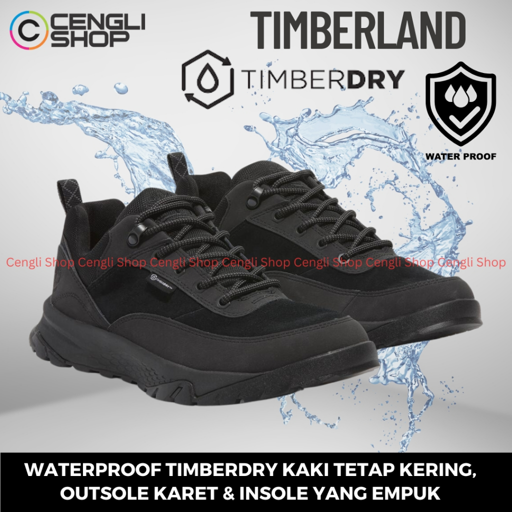 SEPATU SNEAKER TIMBERLAND PRIA ORIGINAL CASUAL KULIT ASLI BRANDED TM53