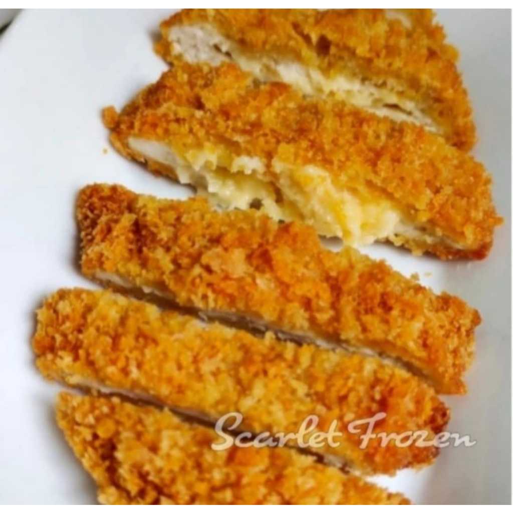 

Chicken Katsu with Cheddar Cheese Katsu Ayam Keju isi 3pcs