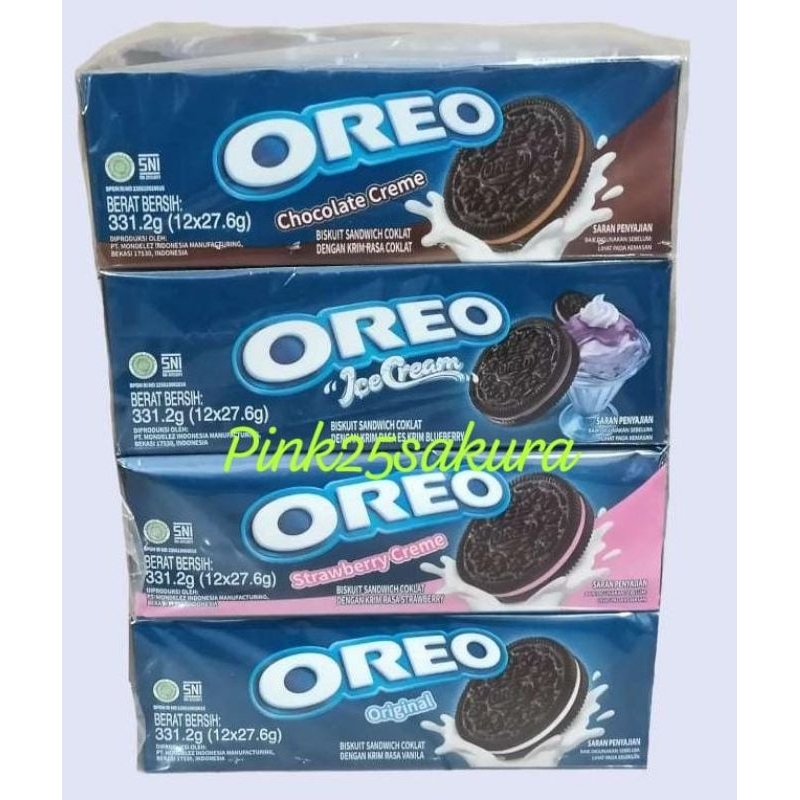 

Oreo biskuit box isi 12 x27, 6gram