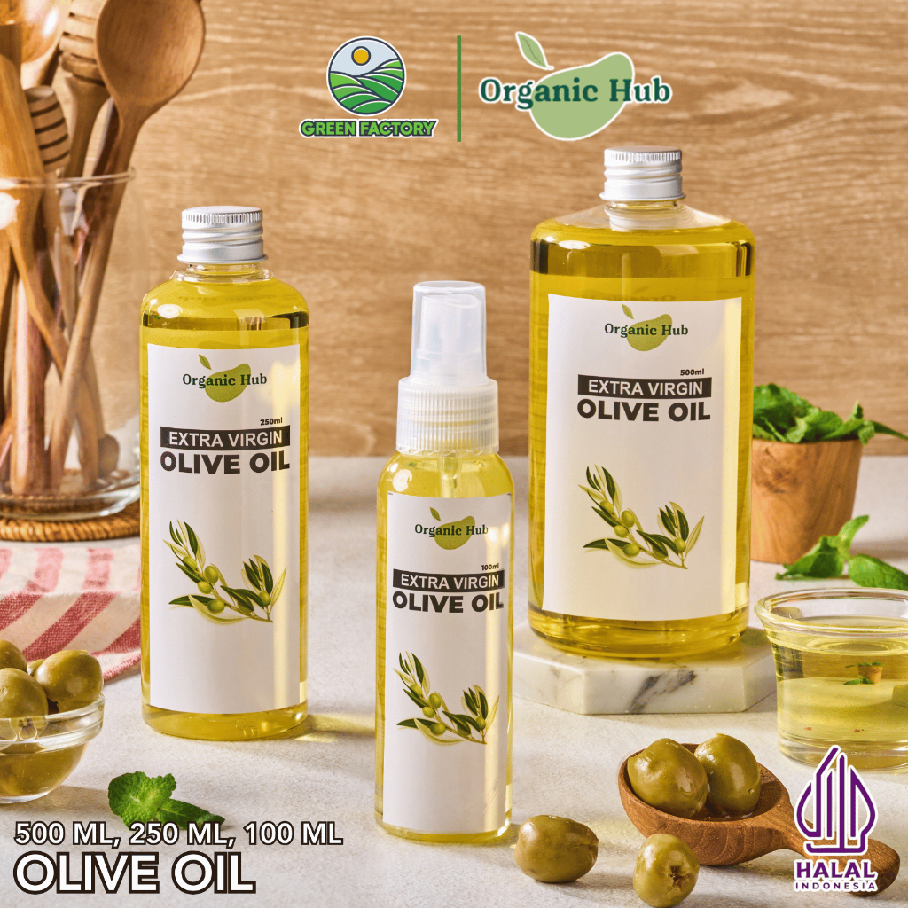 

Organic Hub Minyak Zaitun Dapat Diminum Extra Virgin Olive Oil Organic Premium Murni Asli 100% EVOO