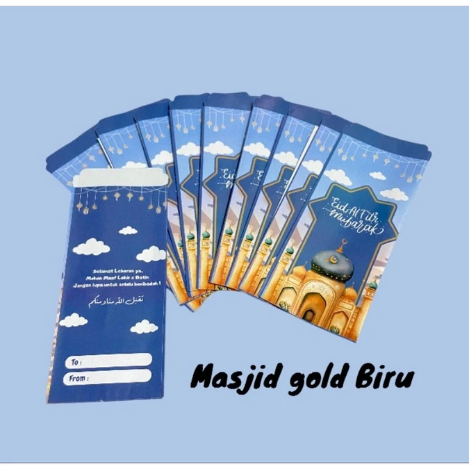 

RK Amplop lebaran panjang aesthetic unik 2025 isi 50 lembar lebih hemat uang tidak dilipat