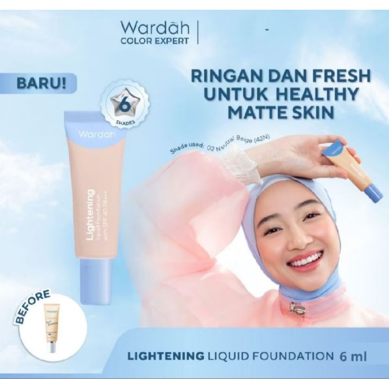 Wardah Lightening Liquid Foundation Mini