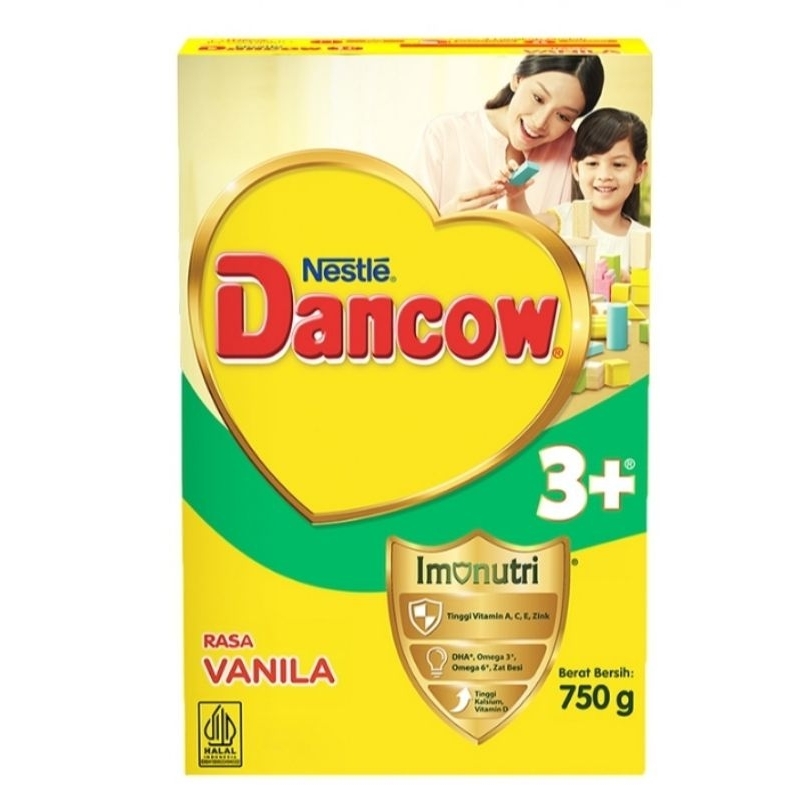 

Nestle Dancow 3+ Imunutri Susu Pertumbuhan Anak 3-5 tahun vanila 750 g