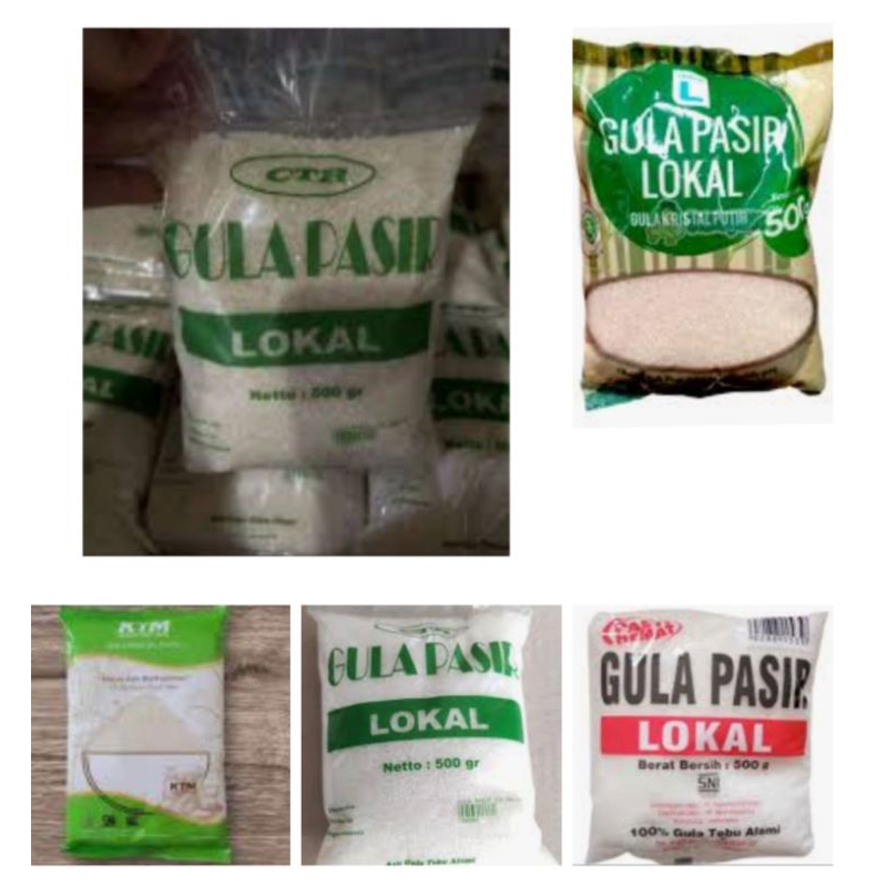 

Gula Pasir Lokal 500gr (random)