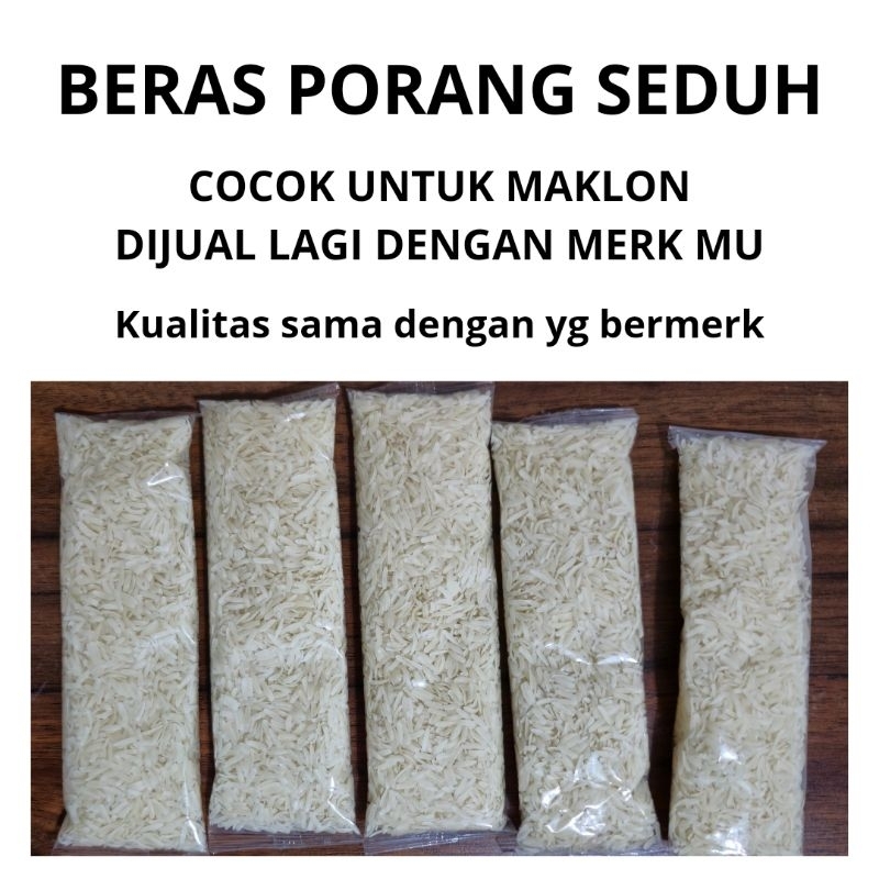 

Beras Porang seduh hanya 28 kcal TANPA MERK untuk maklon