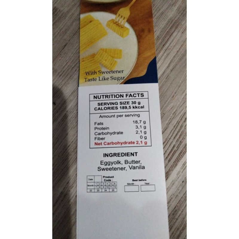 

Lapis Legit Keto Premium Ukuran 20*20