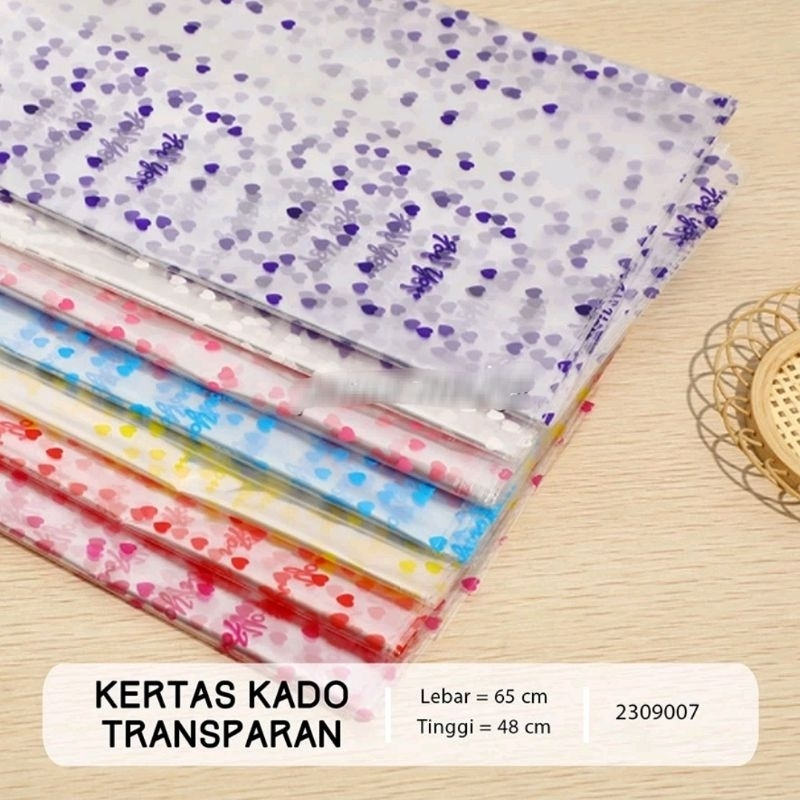 

KERTAS KADO TRANSPARAN