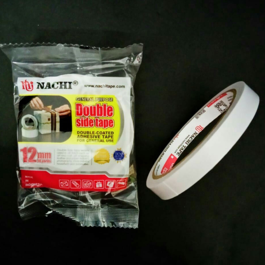 

Isolasi Double Tape NACHI 1/2 inch / 12mm x 10yard