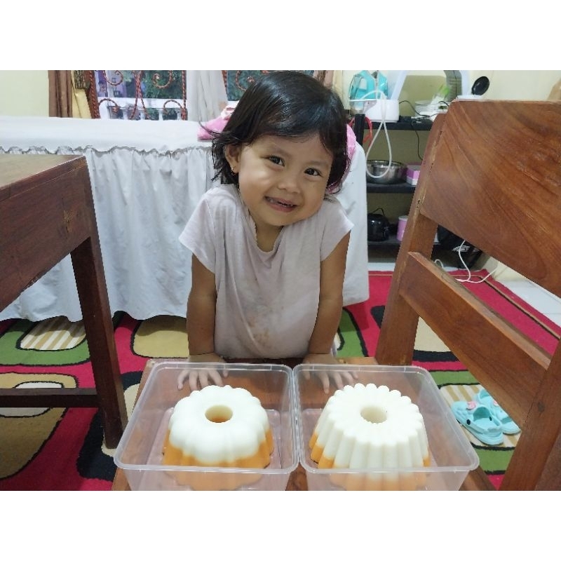 

hampers puding mangga susu d15 free vla 100ml tidak di hias